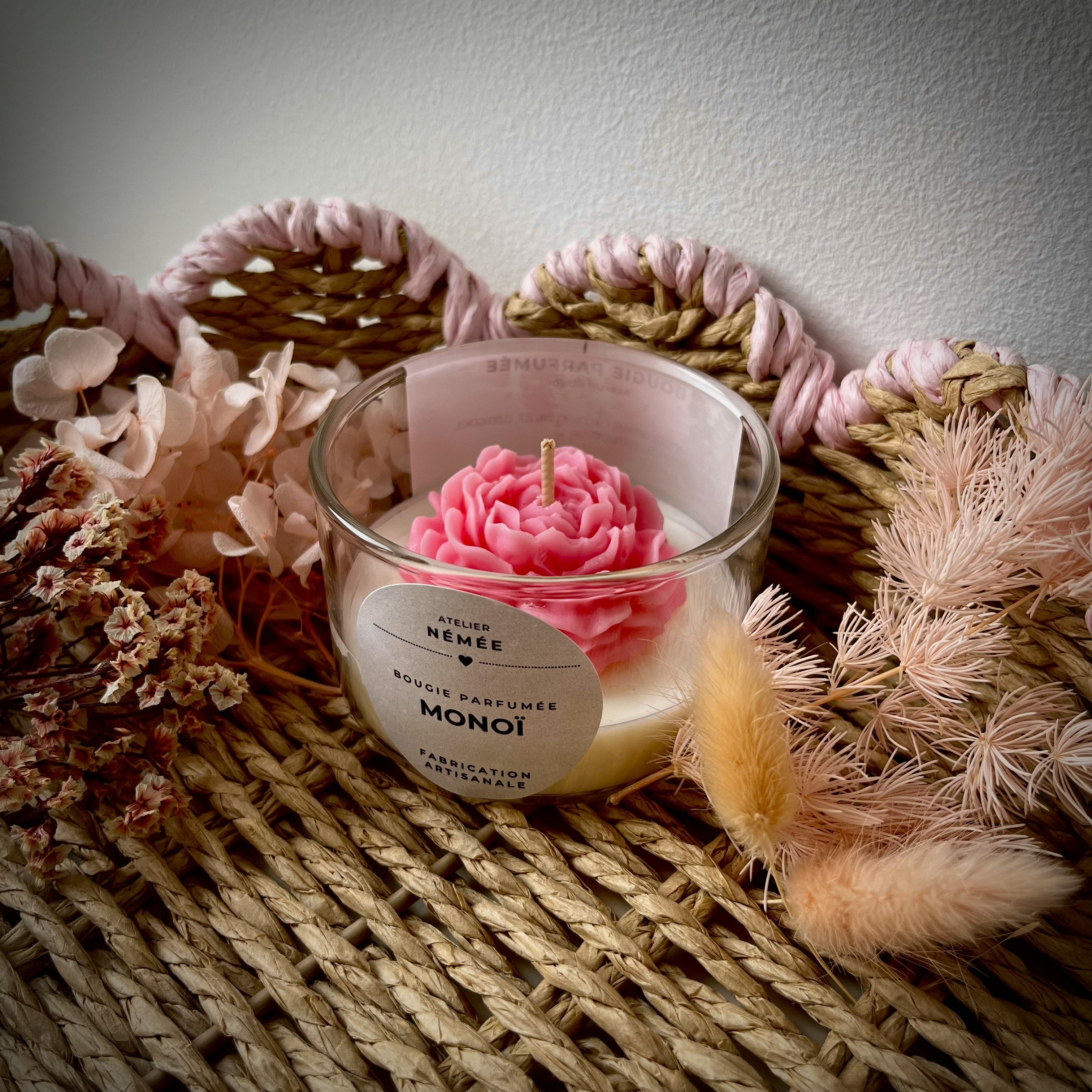 Bougie parfumée "Rose"