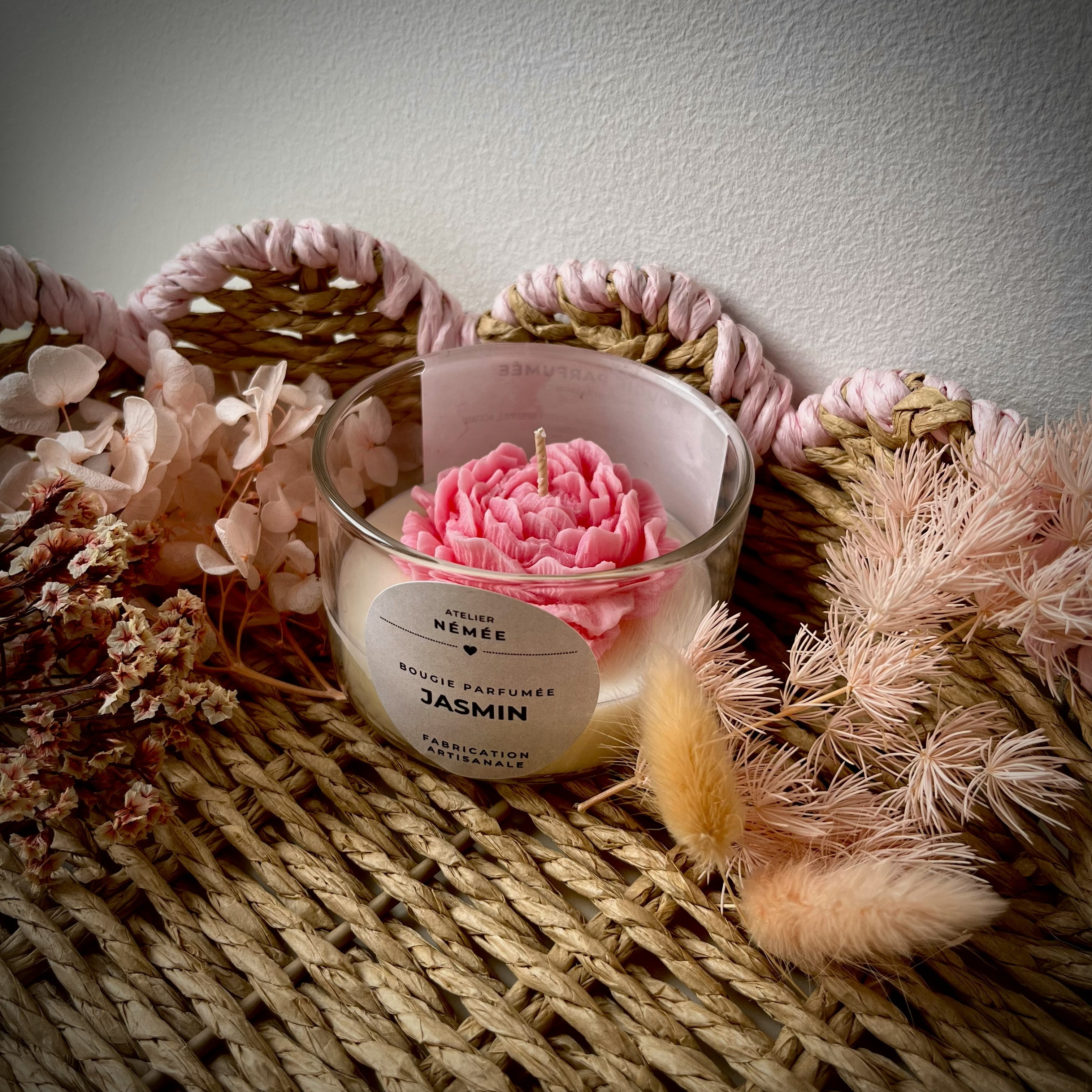 Bougie parfumée "Rose"